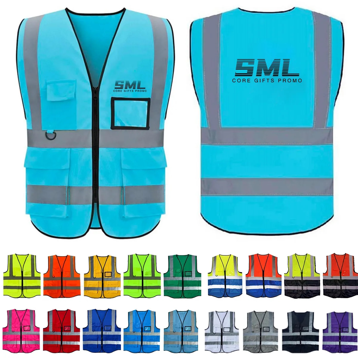 Reflective Safety Vest with Pouch 1