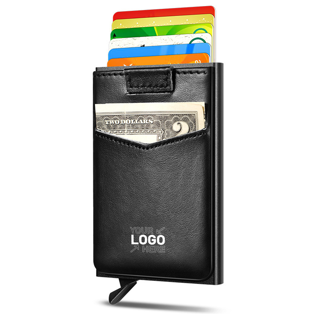 Leather Lining Rfid Blocking Credit Card Holder 3
