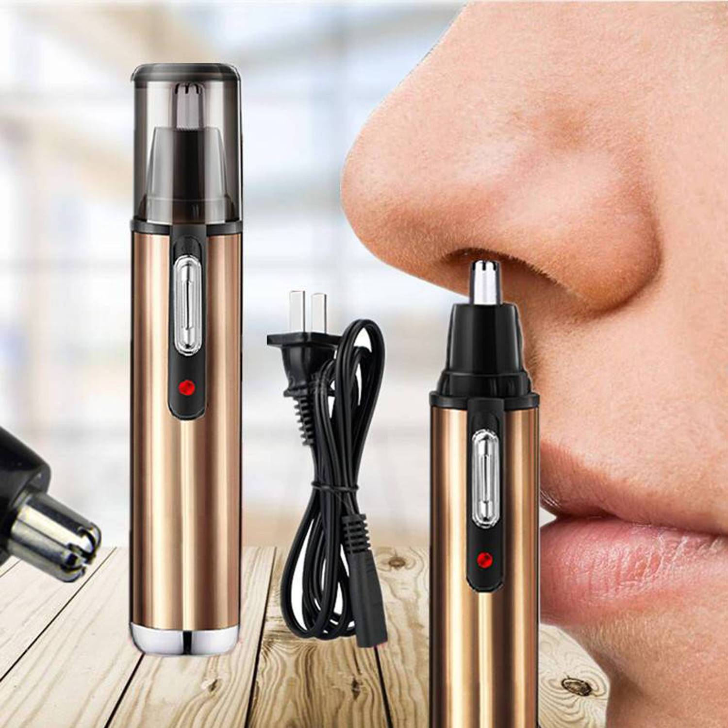 Multifunctional USB Charging Men's Ear And Nose Hair Trimmer 2