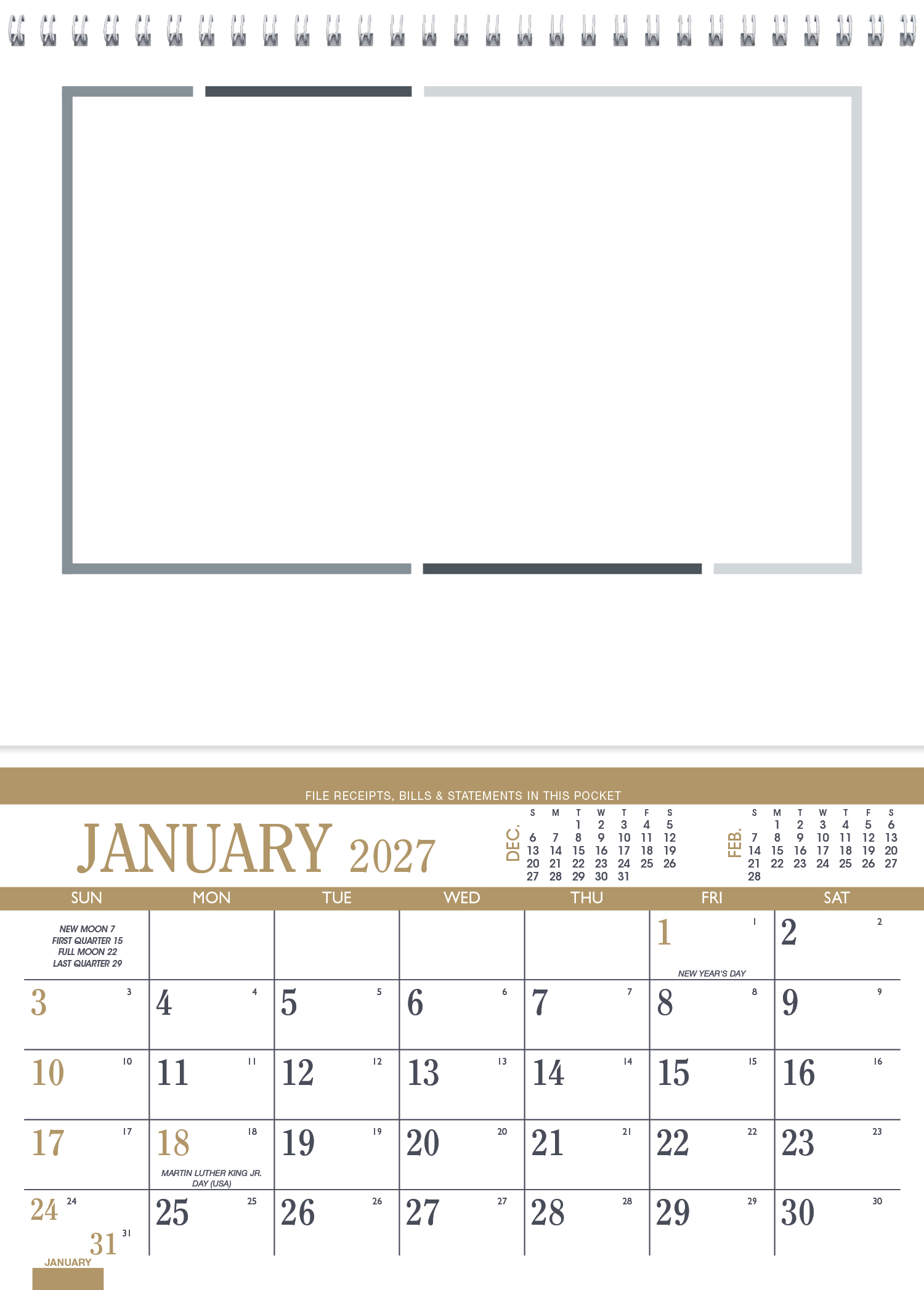 Triumph® Calendars Recipe Pocket Calendar 40