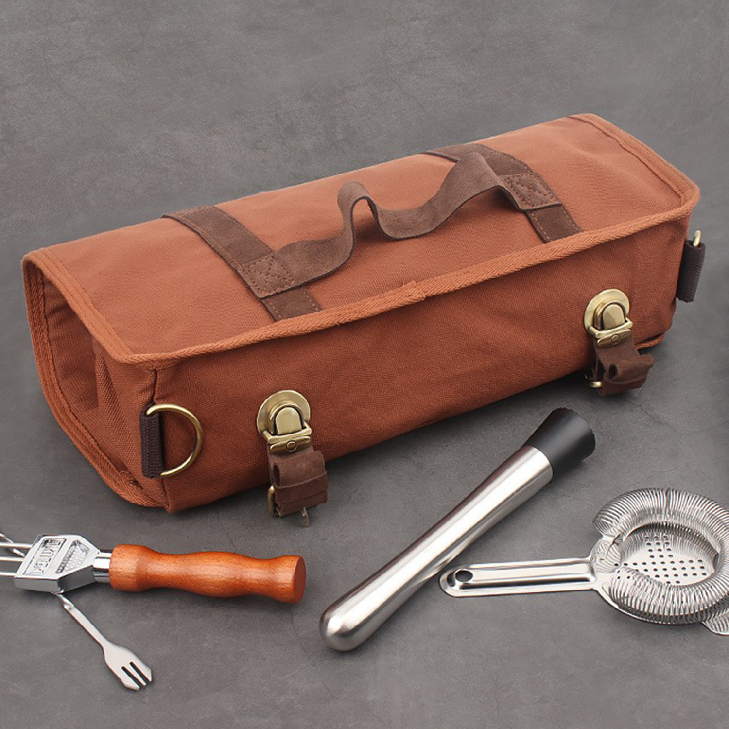 Portable Cocktail Mixing Toolkit Bag 8