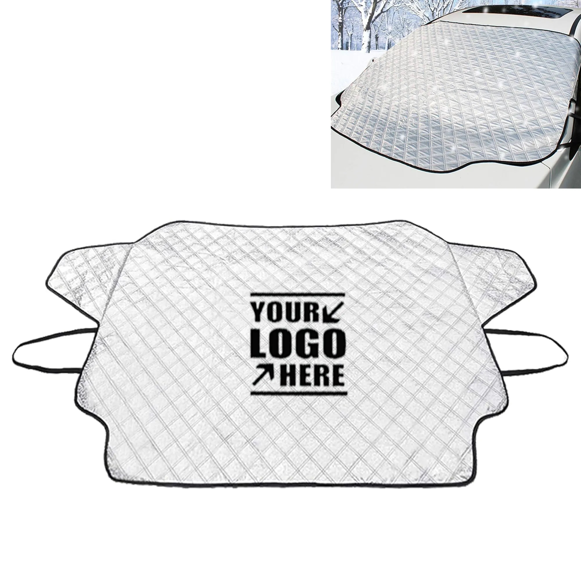 Magnetic Thickened Car Windshield Snow Ice Cover 1