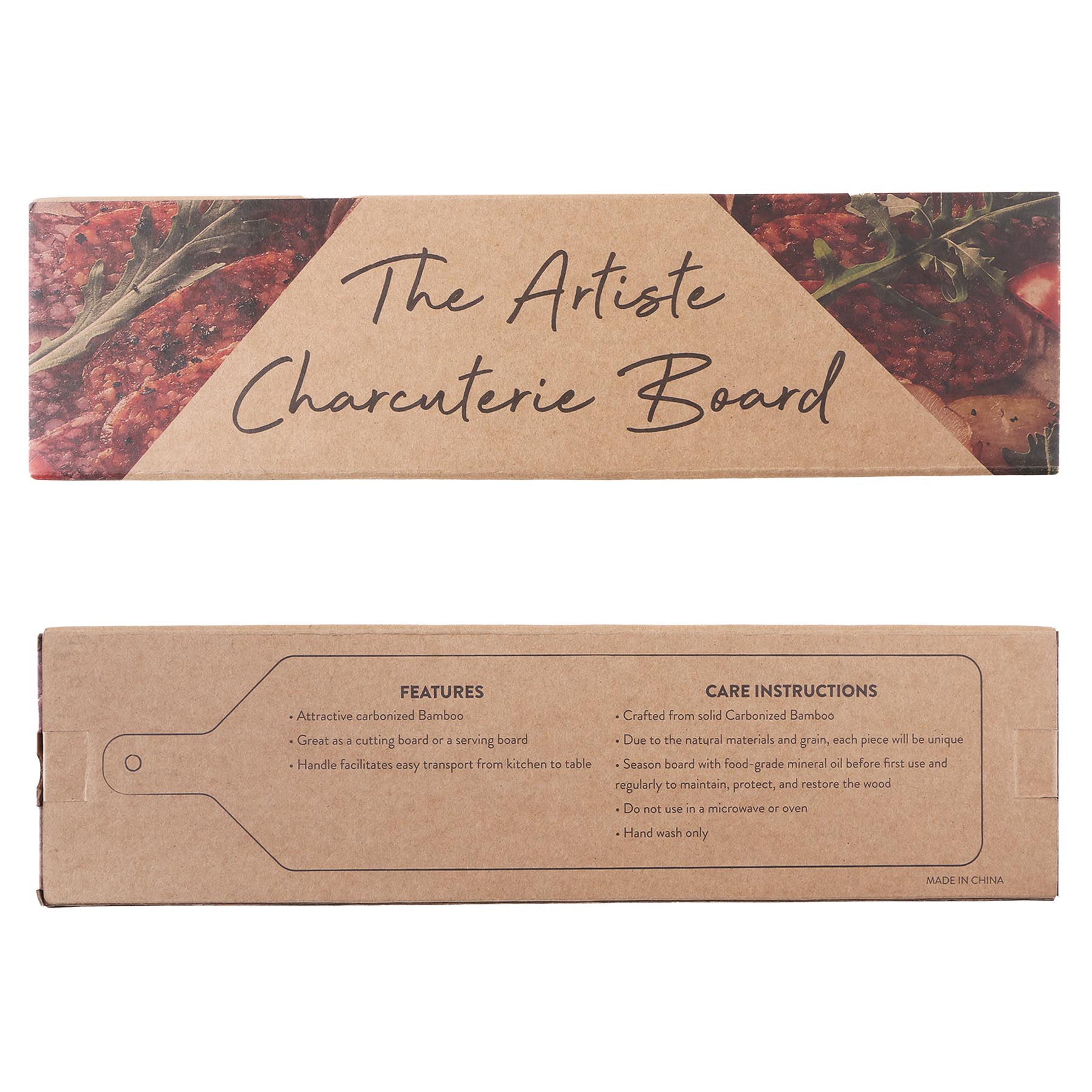 The Artiste Bamboo Charcuterie Board 8