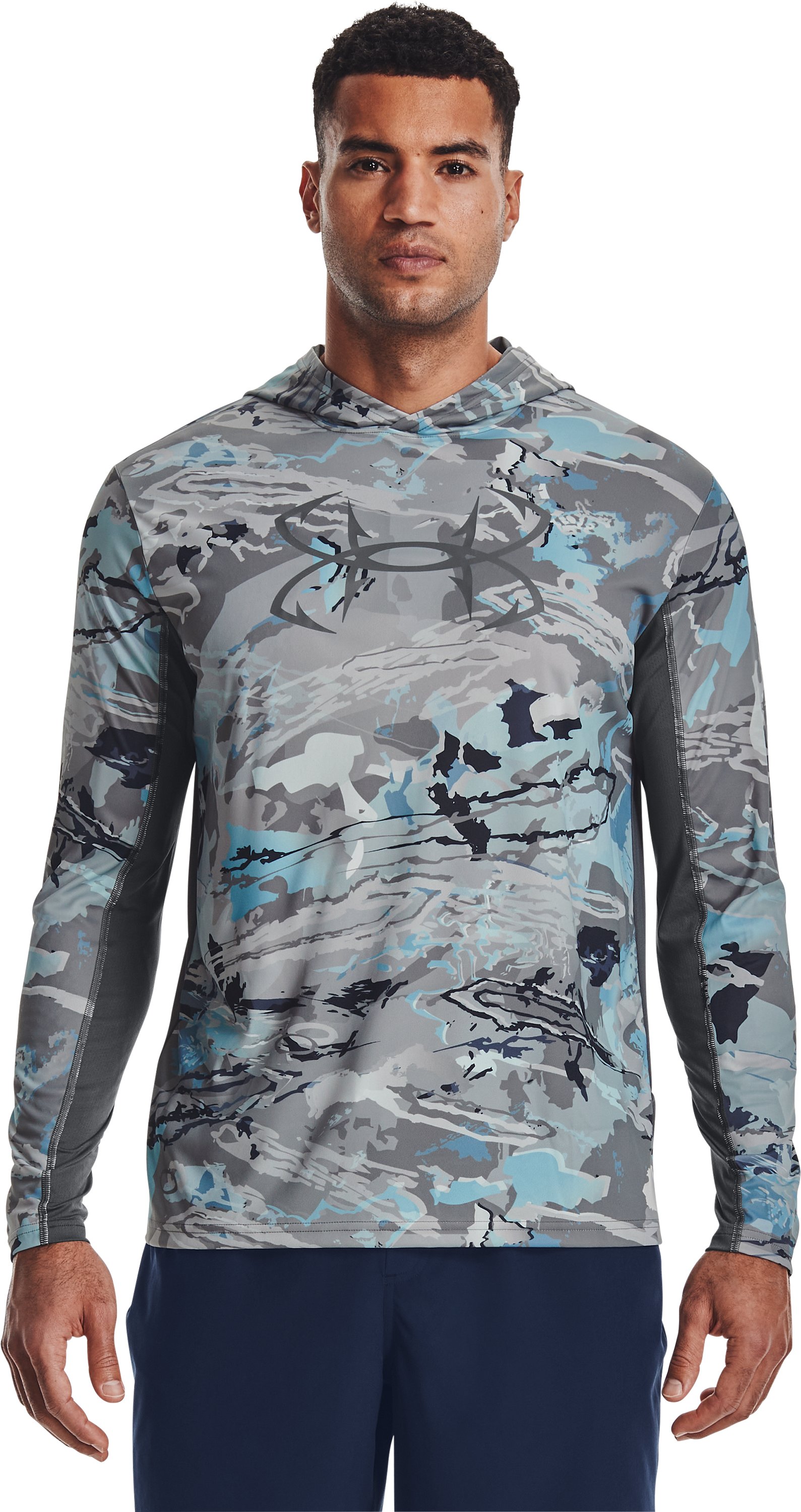 Men's UA Iso-Chill Shorebreak Camo Hoodie 19