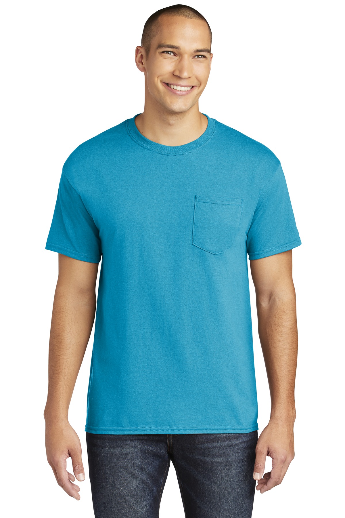 Gildan Heavy Cotton 100% Cotton Pocket T-Shirt. 5300 9
