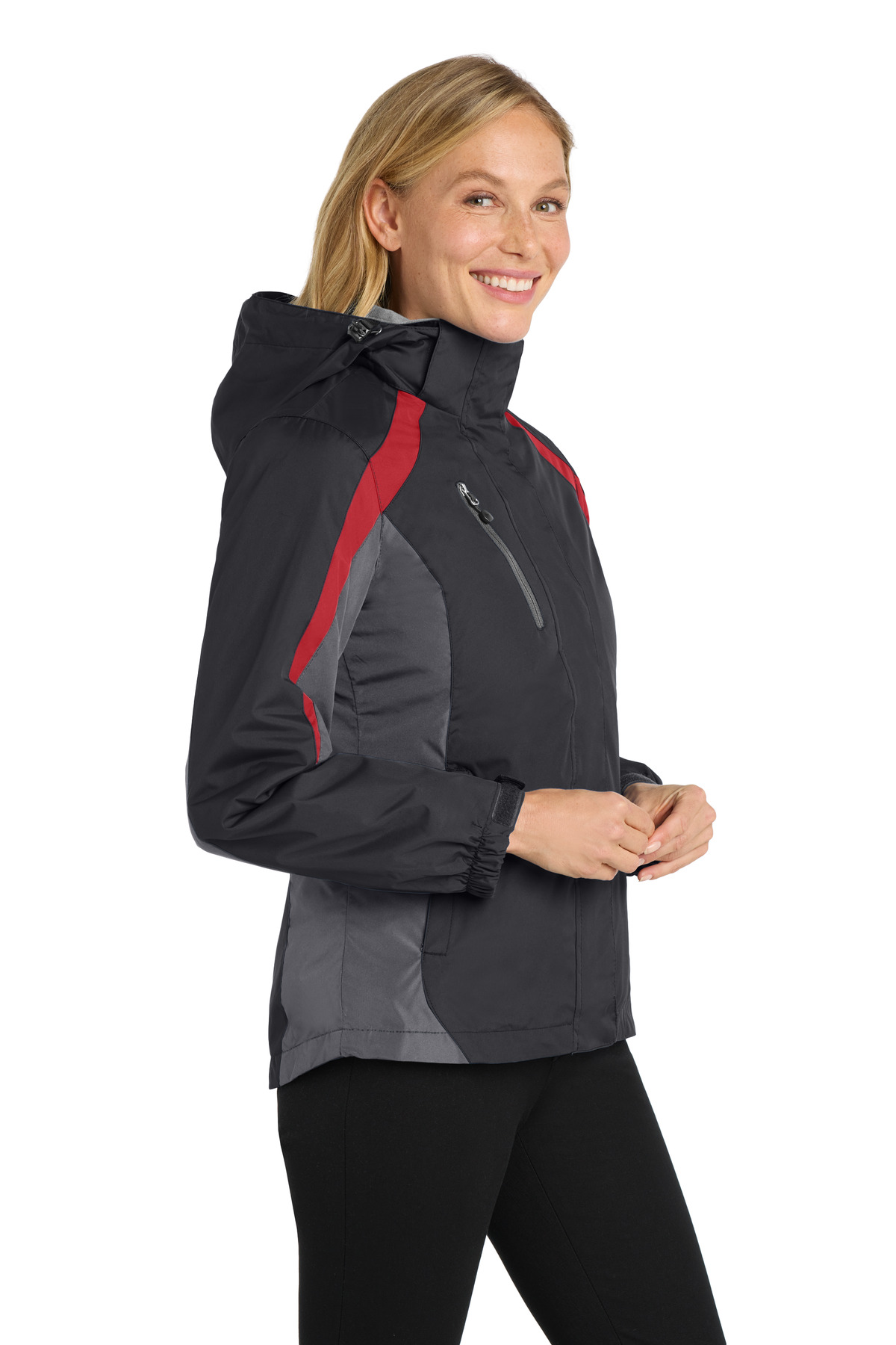 Port Authority Women's Colorblock 3-in-1 Jacket. L321 52