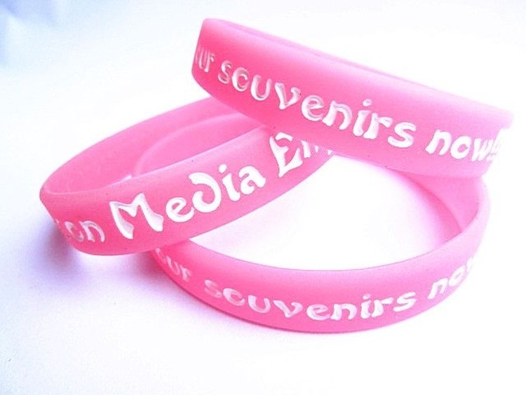 Debossed Silicone wristbands 2