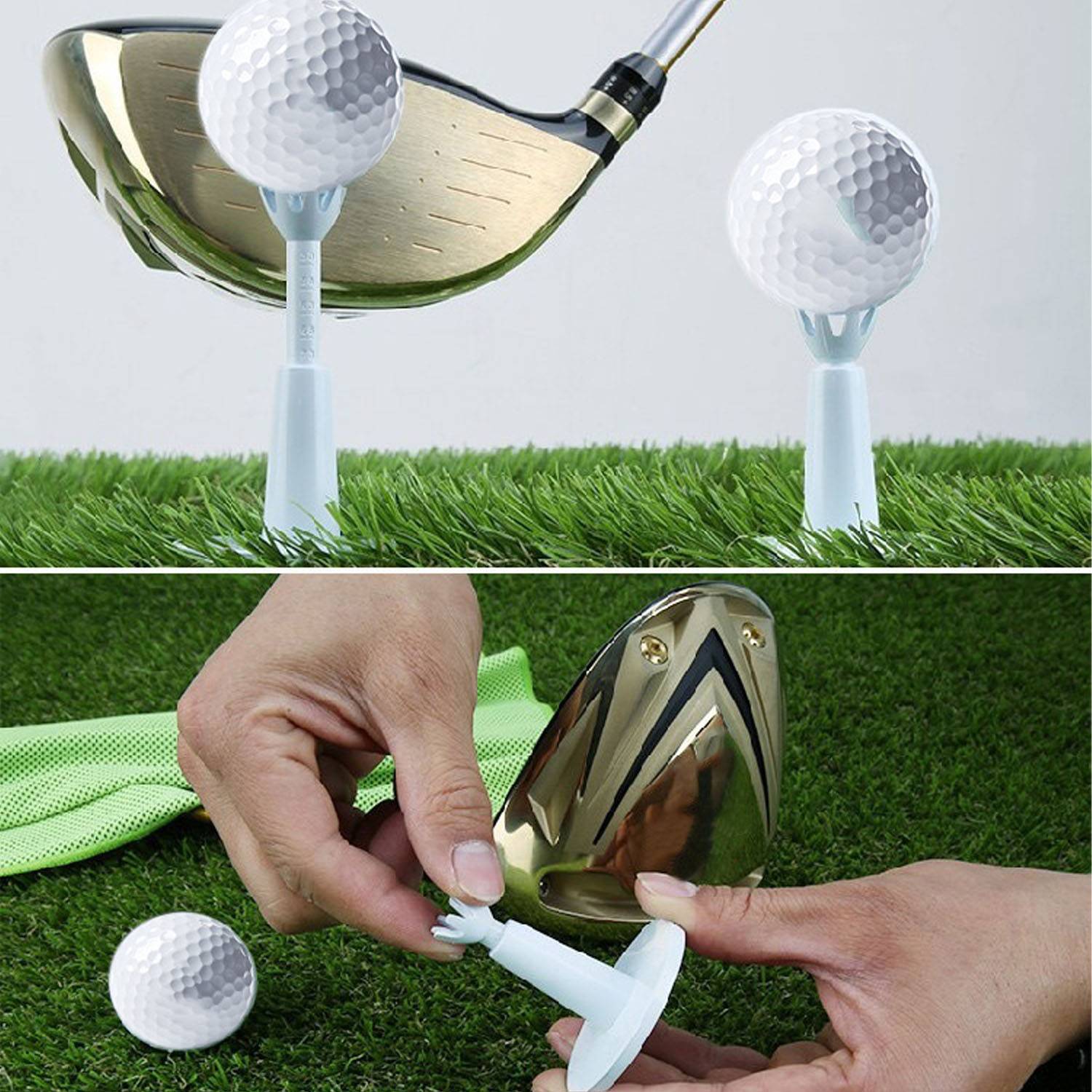 Adjustable Height Flexible Plastic Golf Tee 5