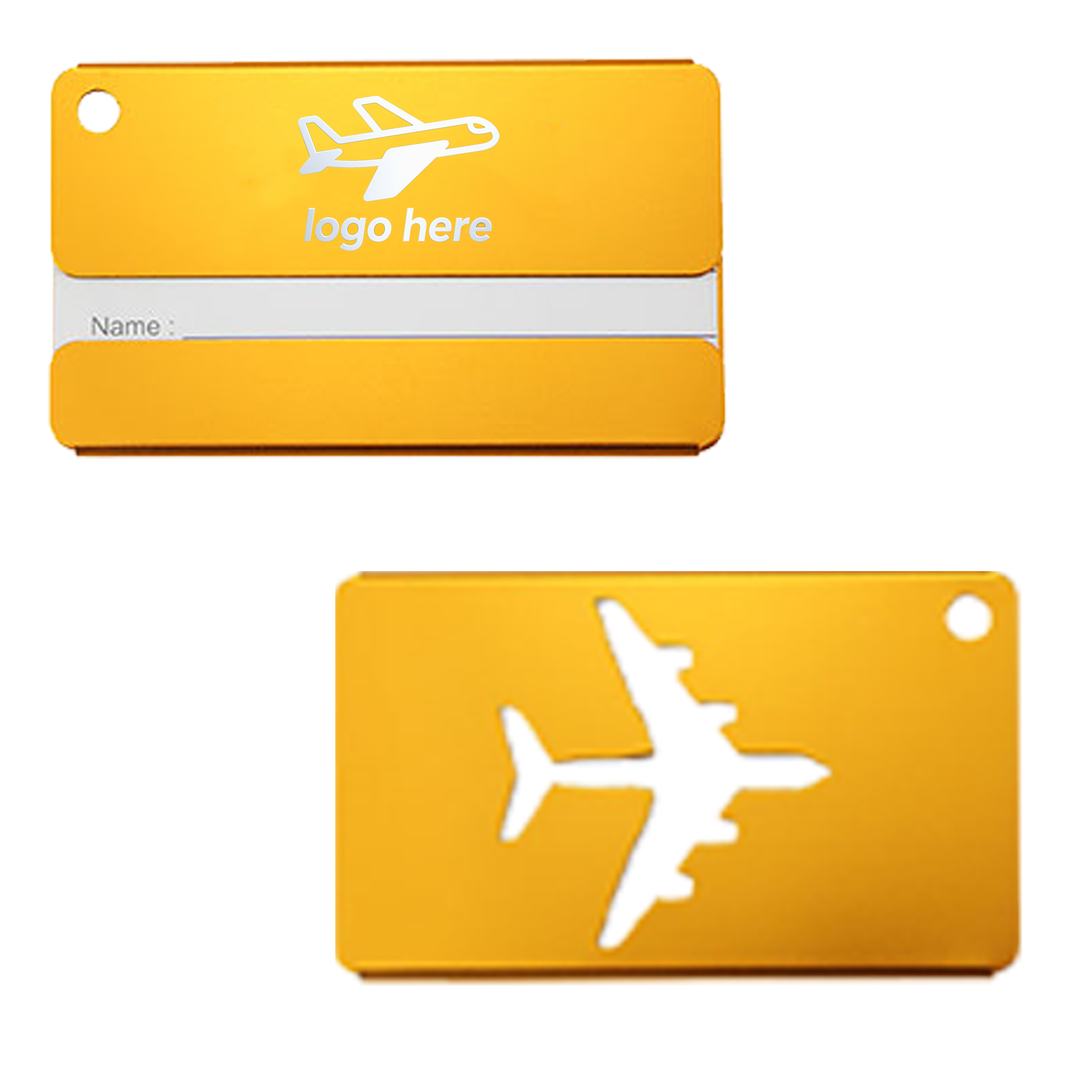 Custom Engraved Metal Baggage Tags 2
