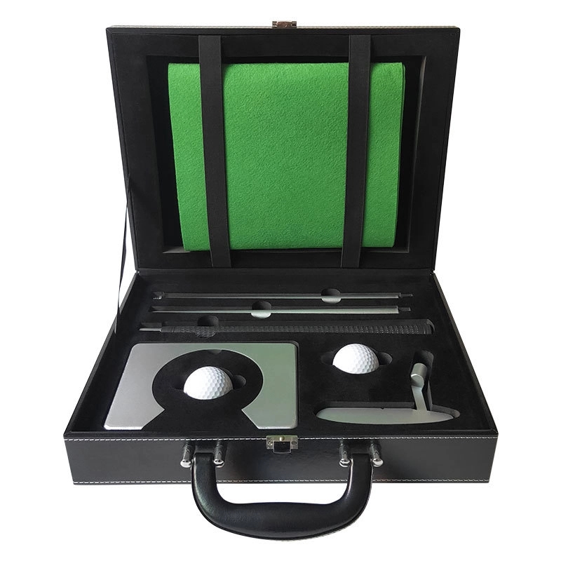 Portable Golf Putter Set Kit With Leather Case 3