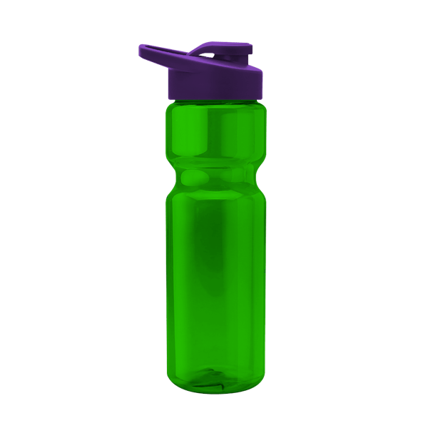 Blazer 28oz Transparent Bike Bottle w/Drink-thru Lid 803
