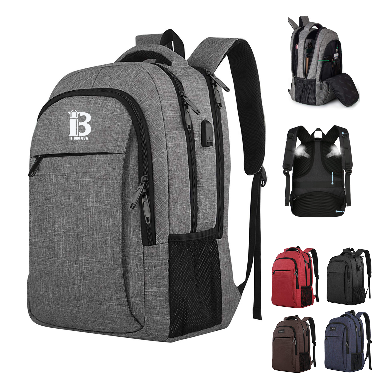 Large Capacity Laptop Backpack 1