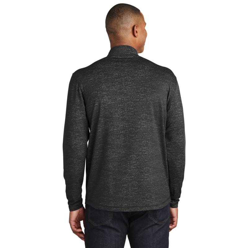 Sport-Tek Sport-Wick Stretch Reflective Heather 1/2-Zip Pullover. 5