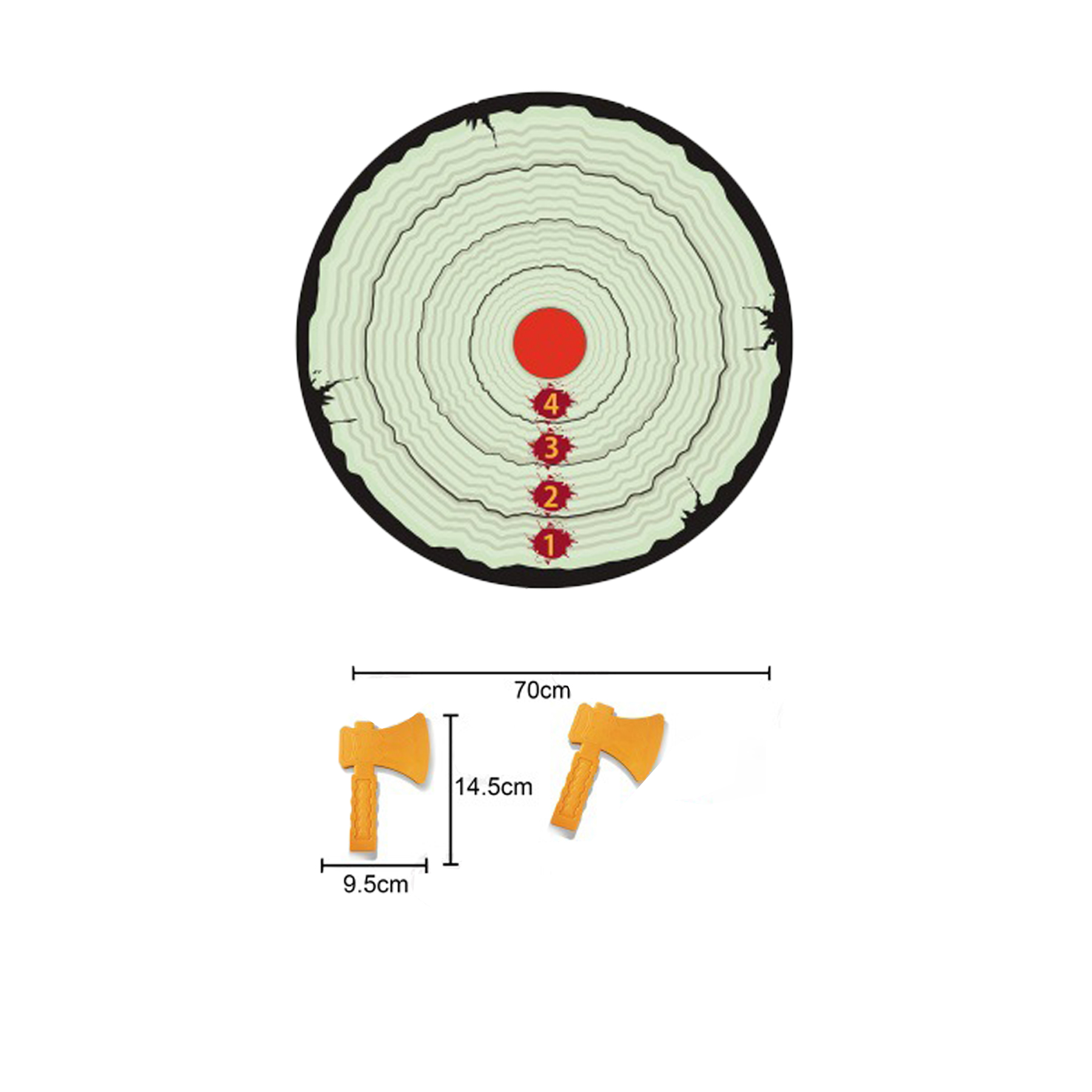 Throwing Target Dartboard Set 4