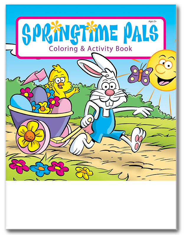 COLORING SET - Springtime Pals Coloring Book Fun Pack 2