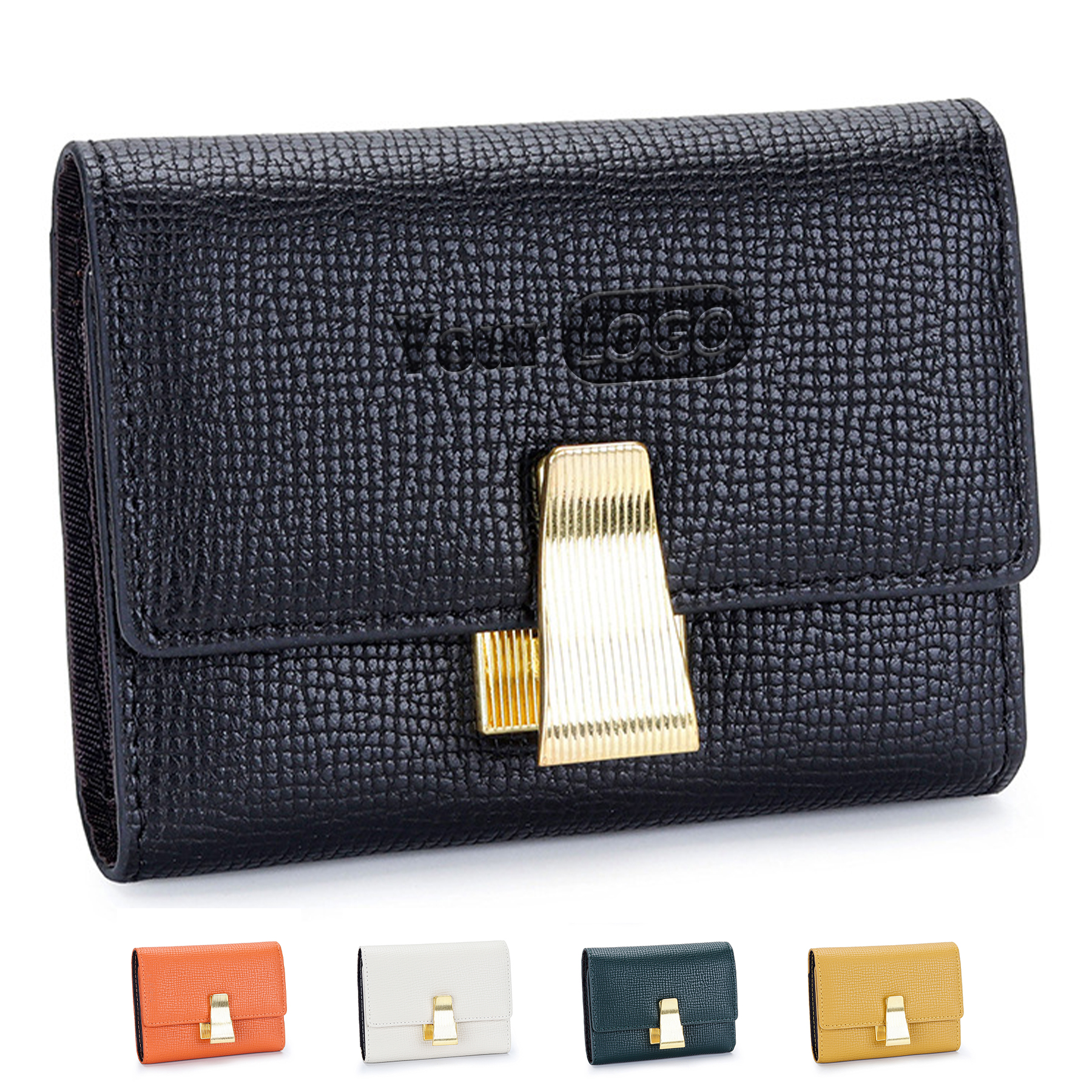 Genuine Leather Exquisite multi-card ID bag 6