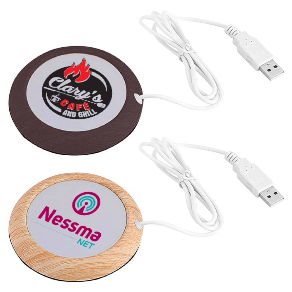 Wooden USB Warming Coaster 2