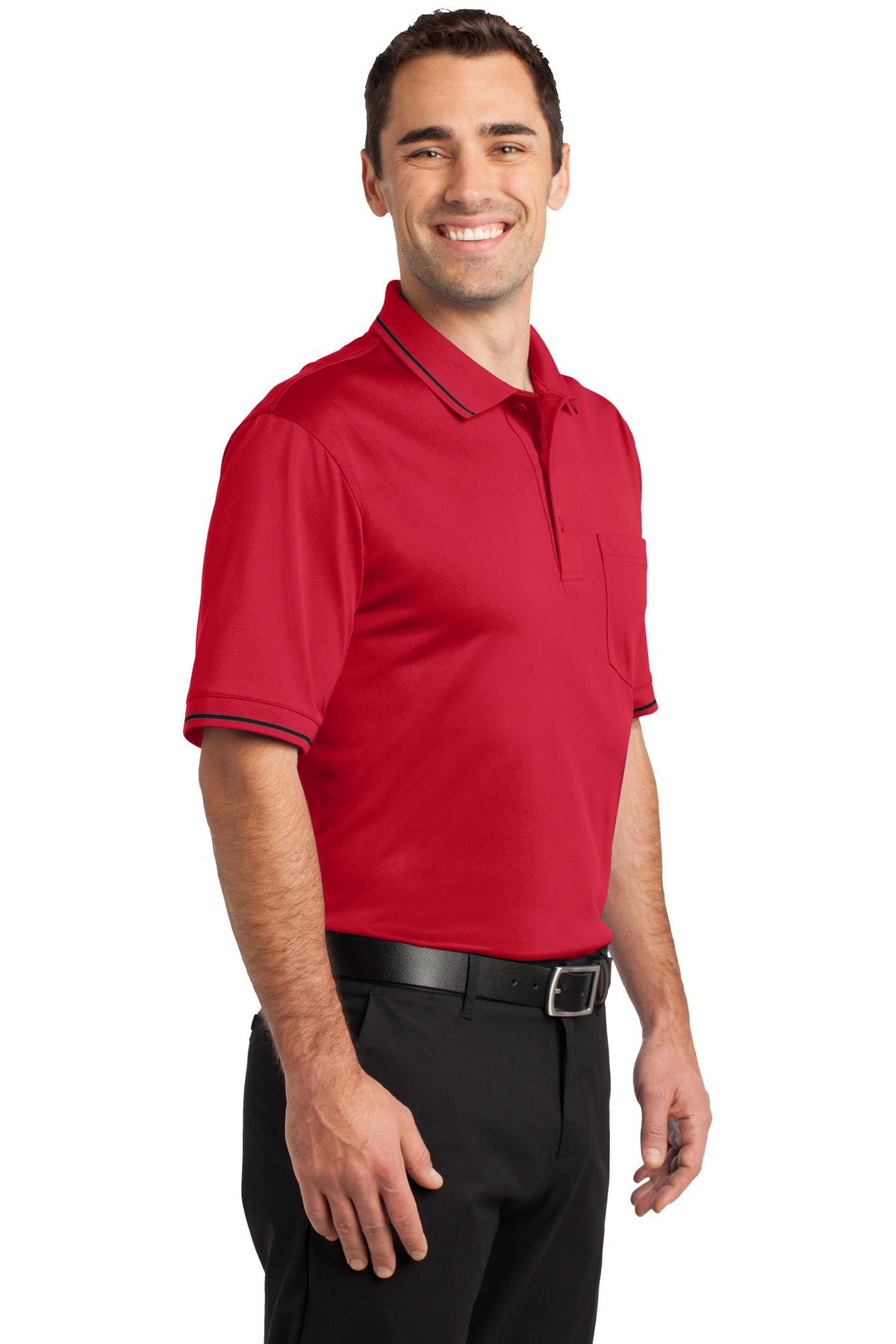 CornerStone Select Snag-Proof Tipped Pocket Polo. CS415 17