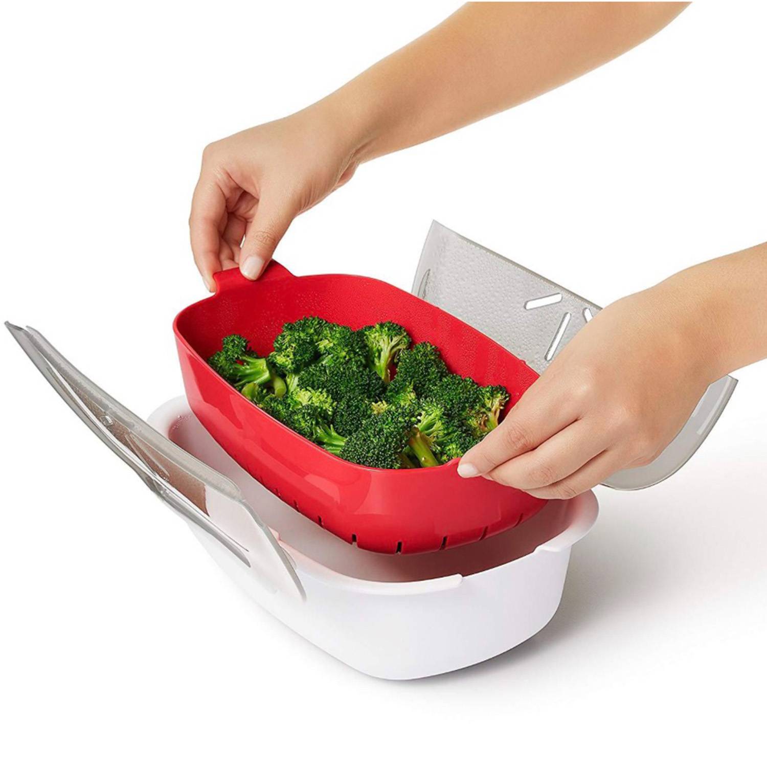 Polypropylene Kitchen microwave steamer 4