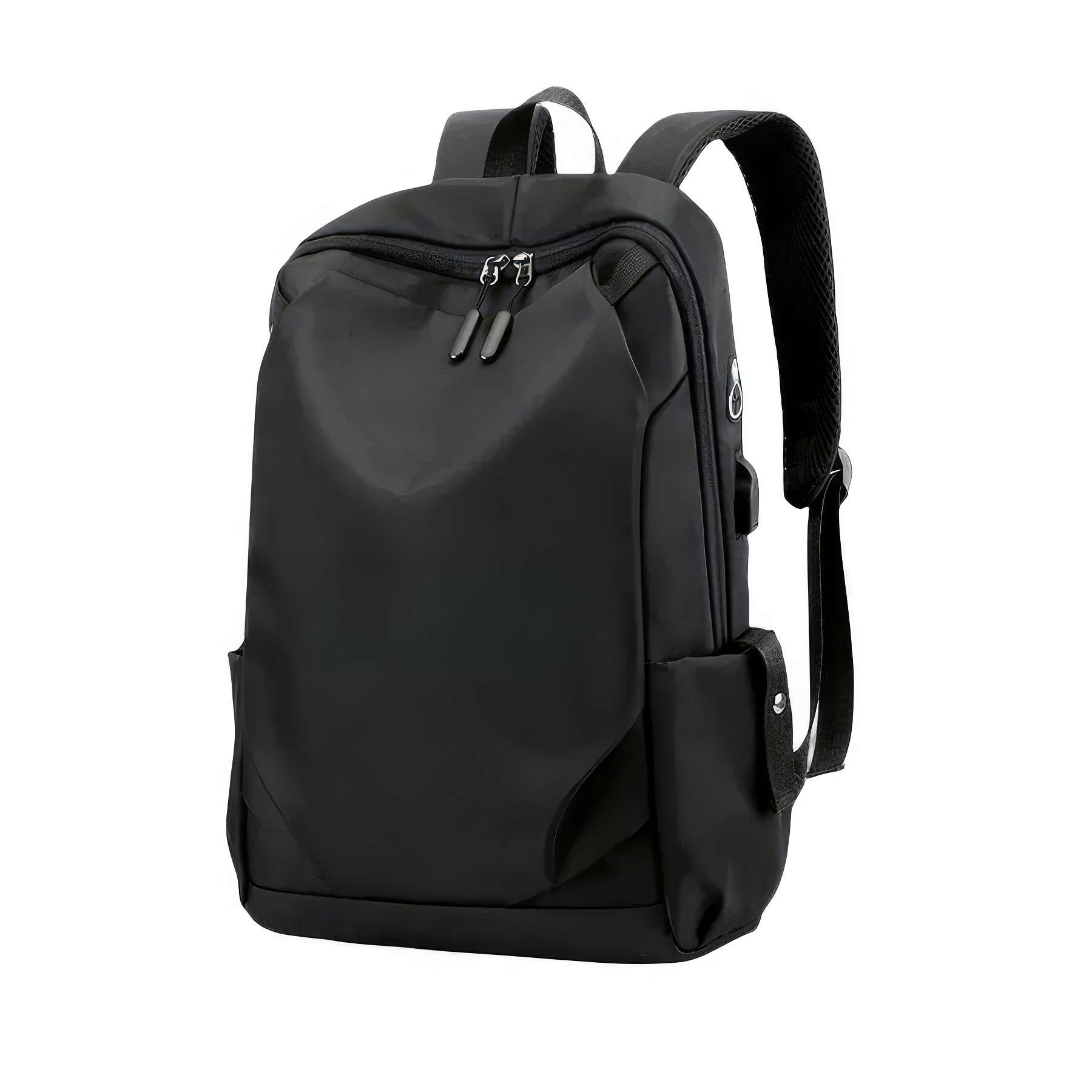 Travel Business Nylon Backpack with USB Charging Port 3