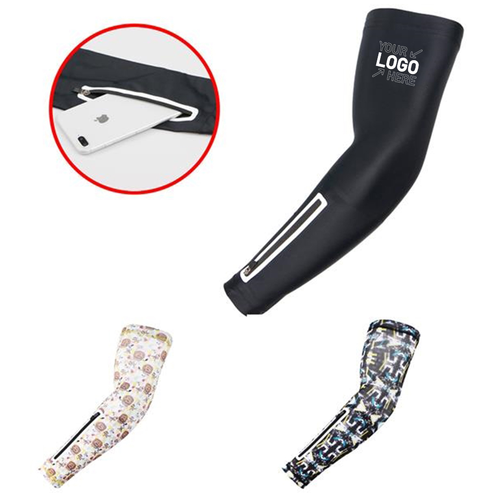 Sport Arm Sleeves With Pocket For Men And Women 4