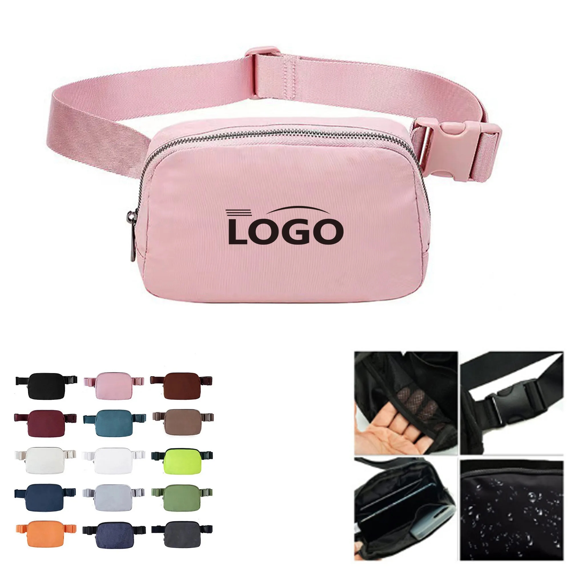 Nylon Sports Waist Bag MOQ 10pcs 2