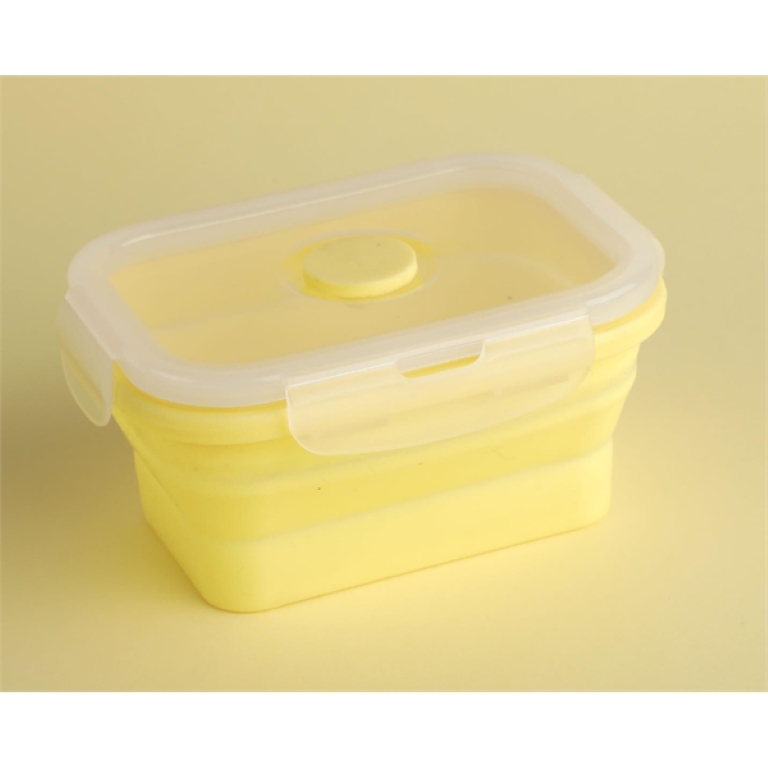 12OZ Silicone Foldable Collapisible Lunch Bento Box 7