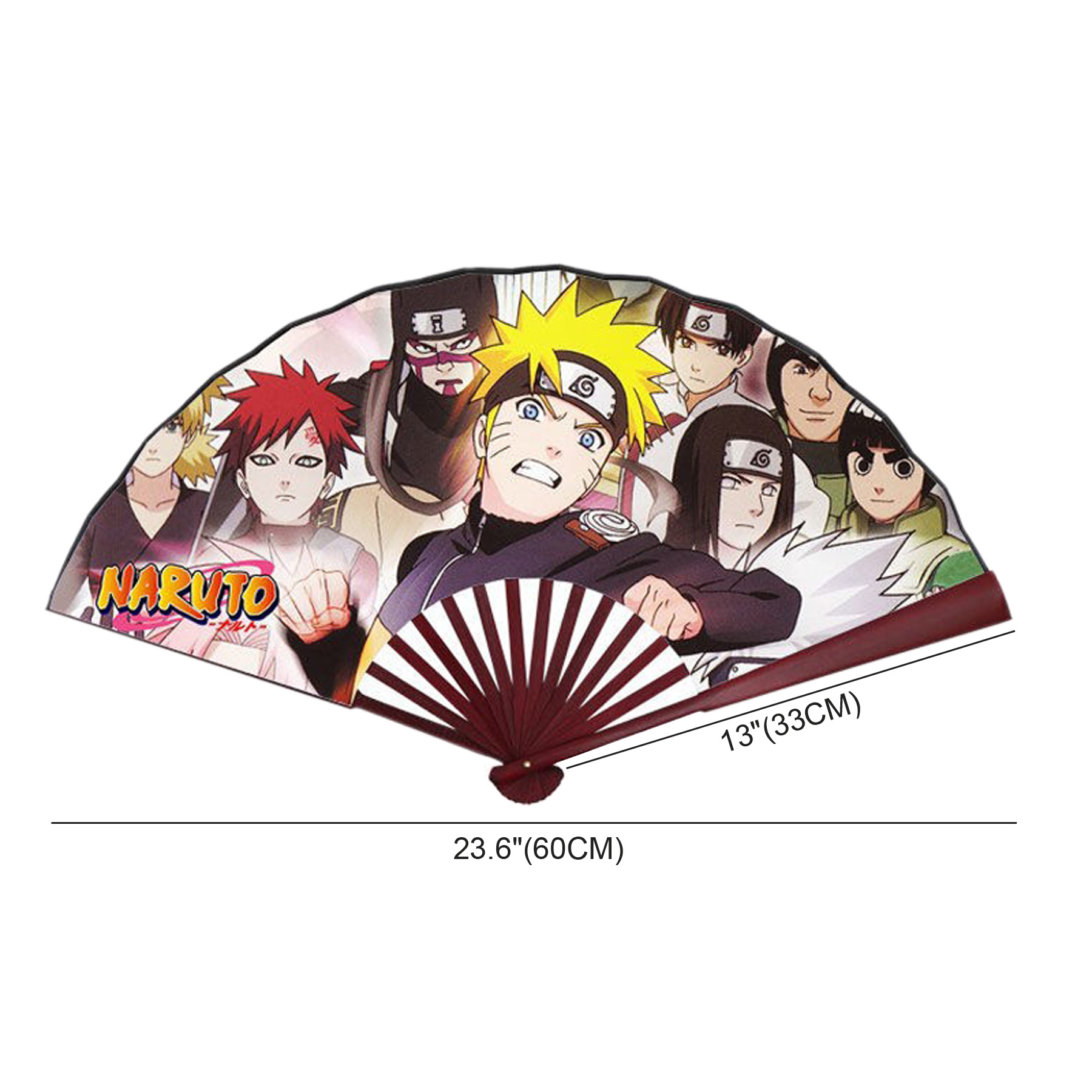 13 inch Full Color Imprint Bamboo Fan 1