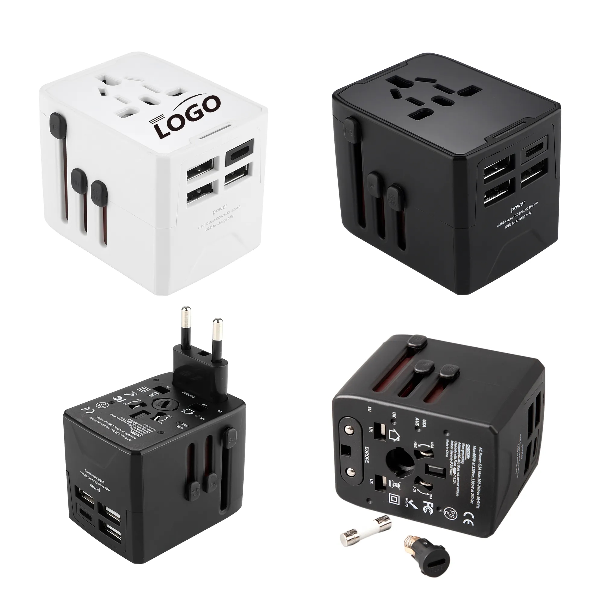 Global Multi-Function Travel Adapter MOQ 50PCS 5