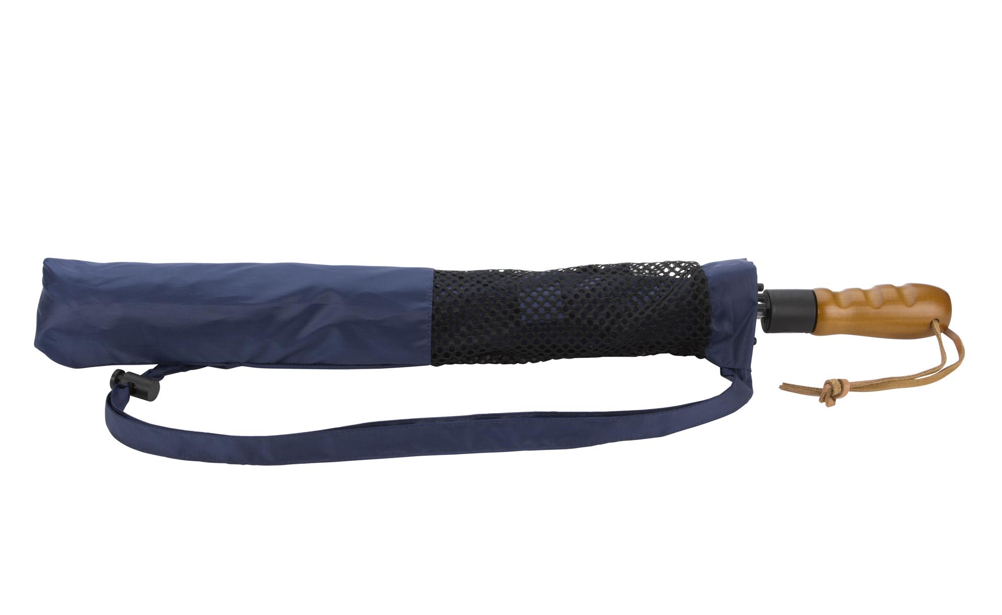 Shed Rain™ Windjammer® 58" Vented Wooden-Handled Auto-Open Jumbo Compact Umbrella 75