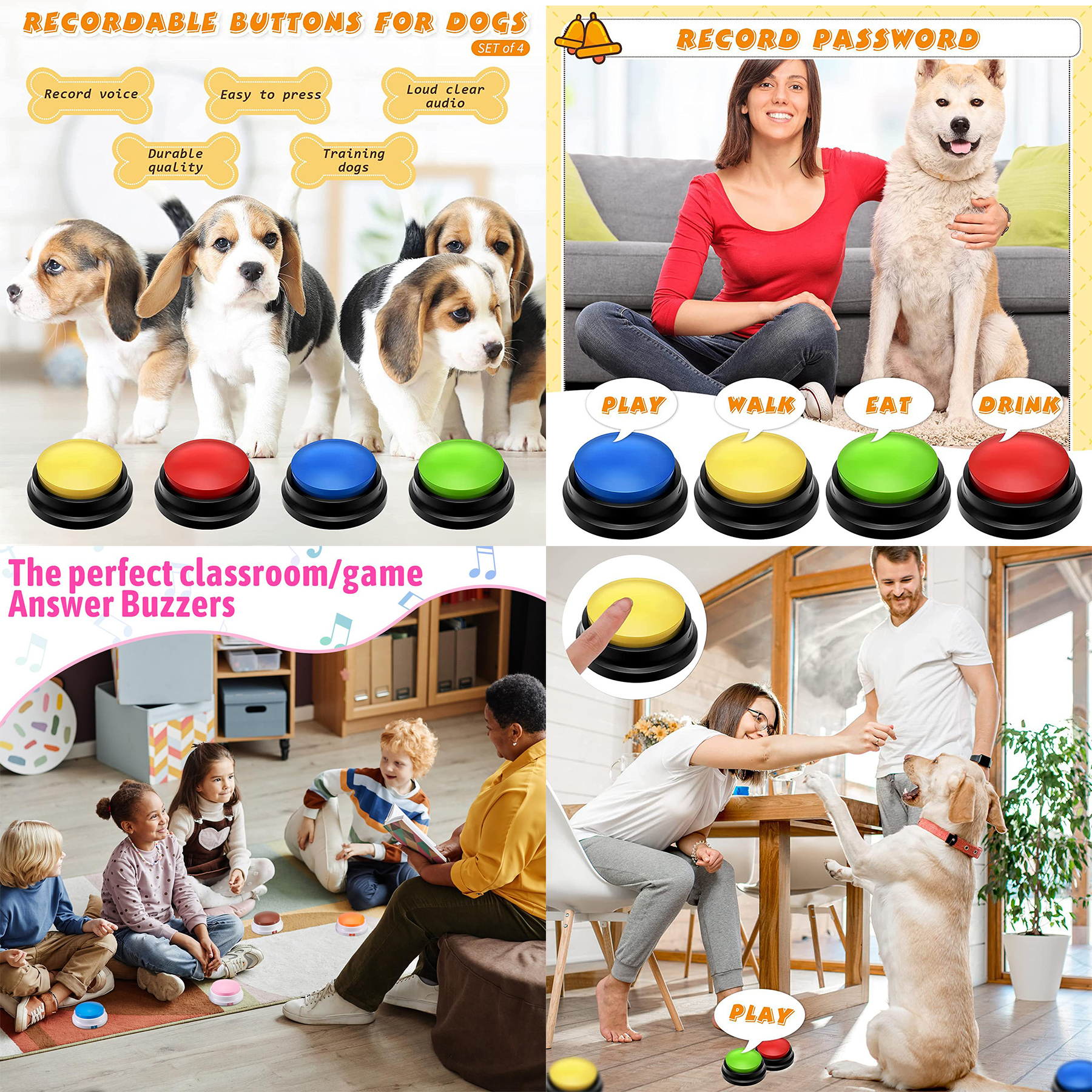 Dog Buttons for Communication 2