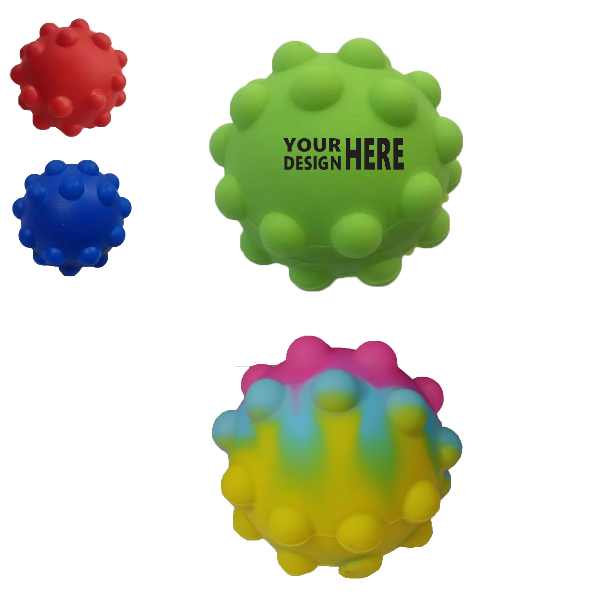 2.76" Silicone Stress Balls Relief Toy 2
