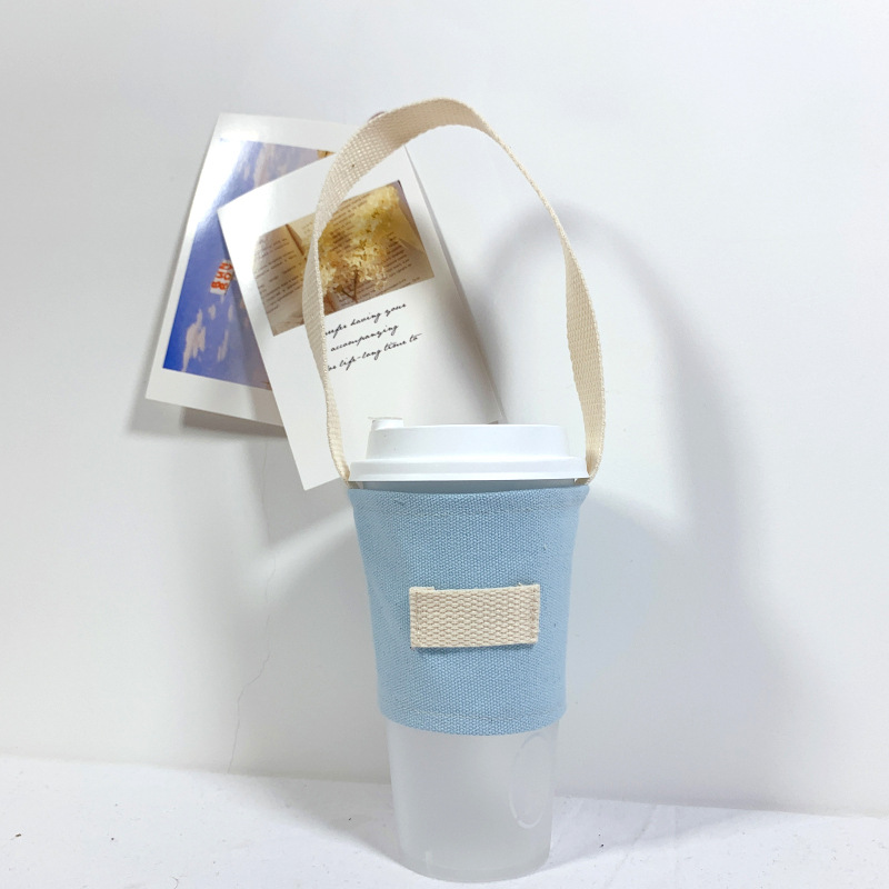 Canvas Beverage Sleeve, custom koozie with logo imprint 10