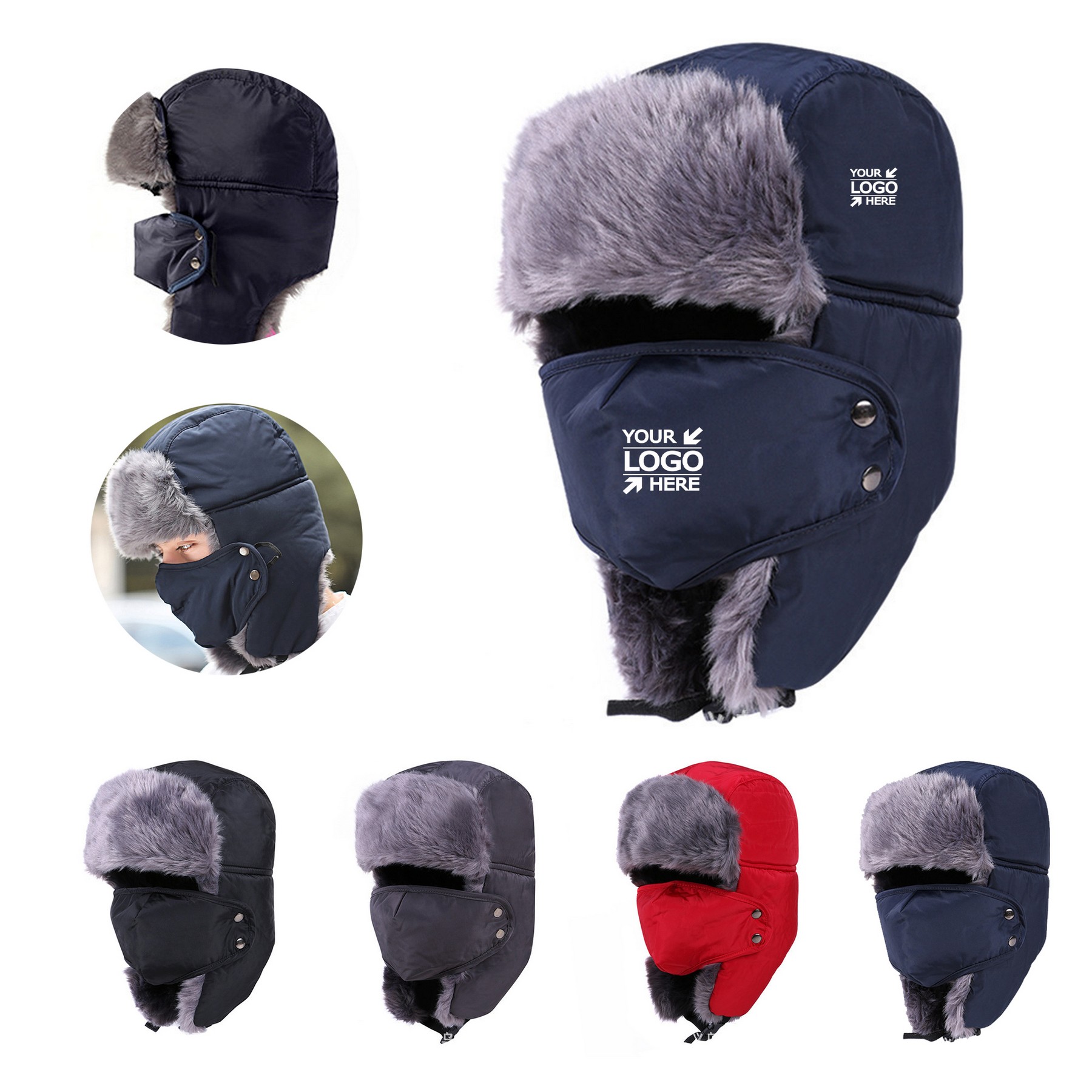 Winter Snowboard Bomber Hat