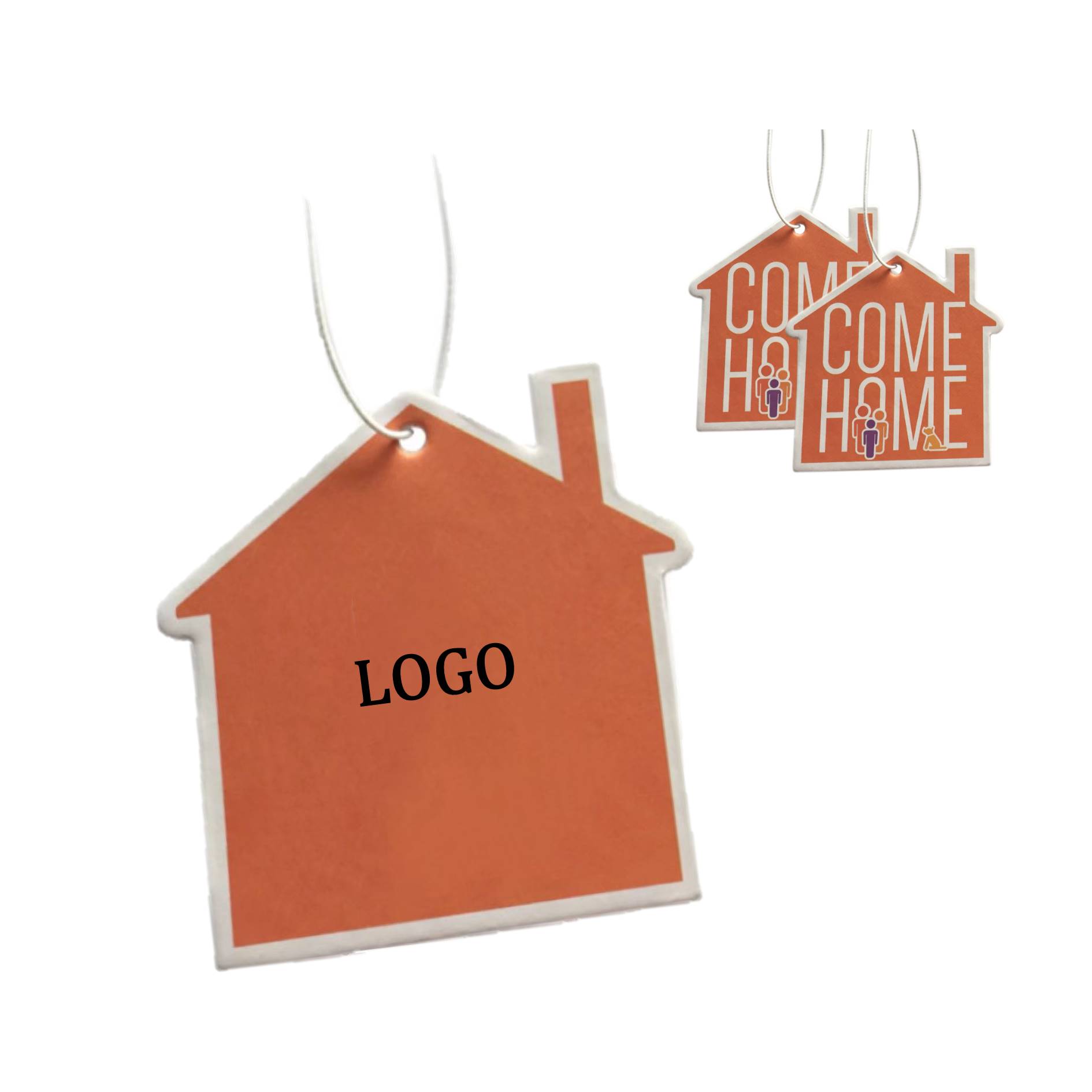 House Shaped Paper Air Freshener 2