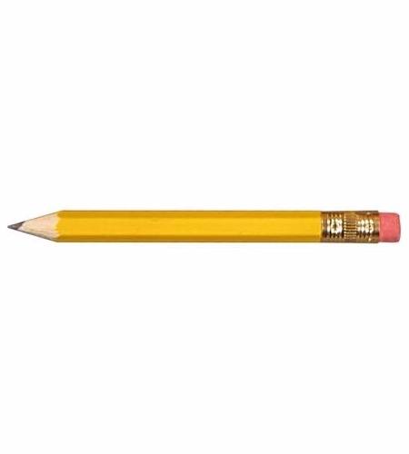 Hex Golf Pencils with Erasers 10
