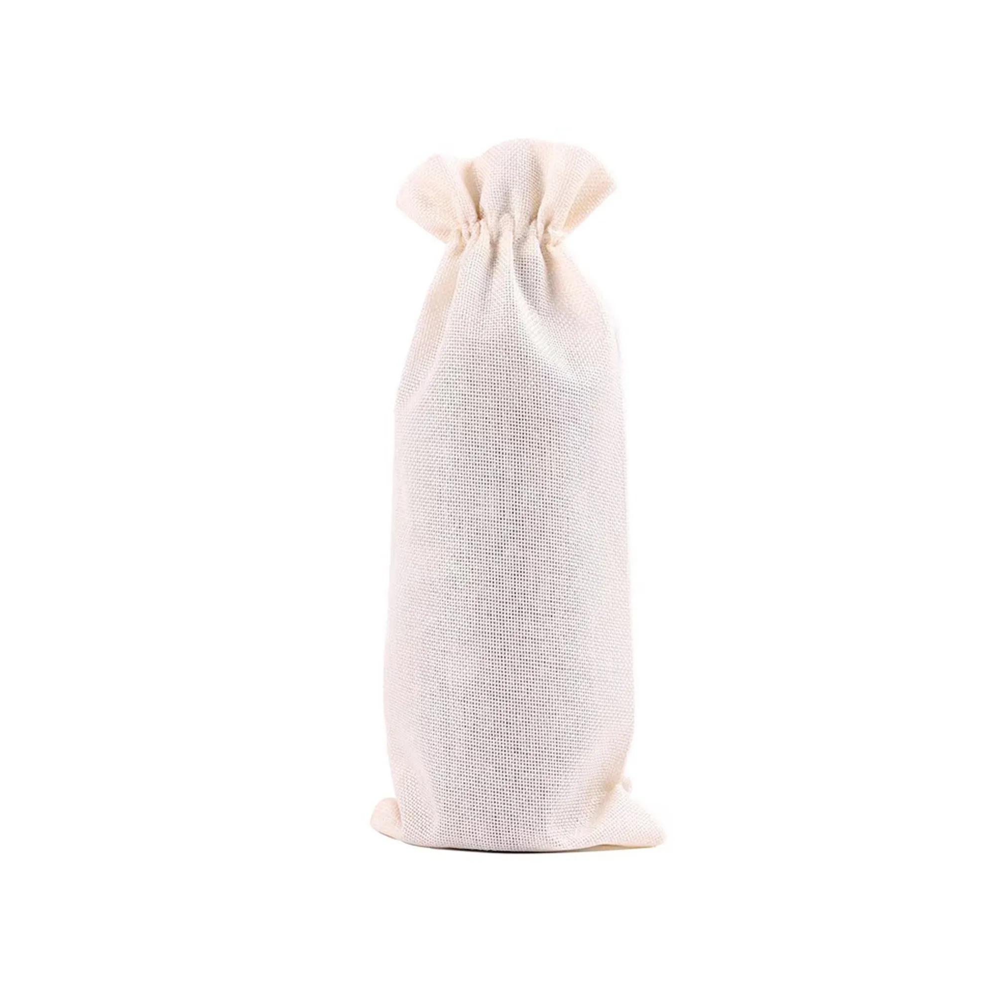 Linen Bunched Bottle Bag 3