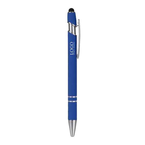 Custom Rubber Coated Stylus Ballpoint Pen 10