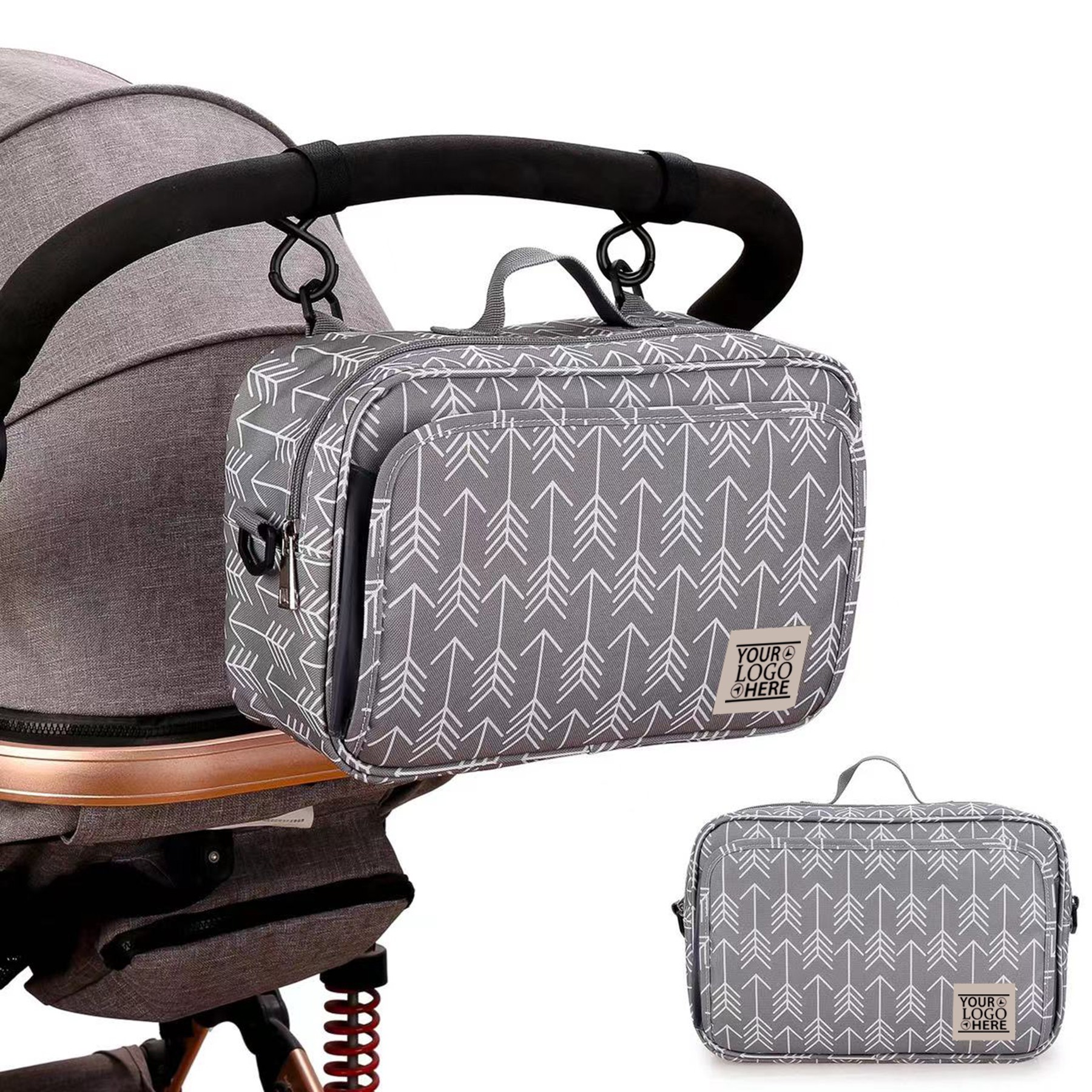 Capacity Diapers Baby Stroller Organizer