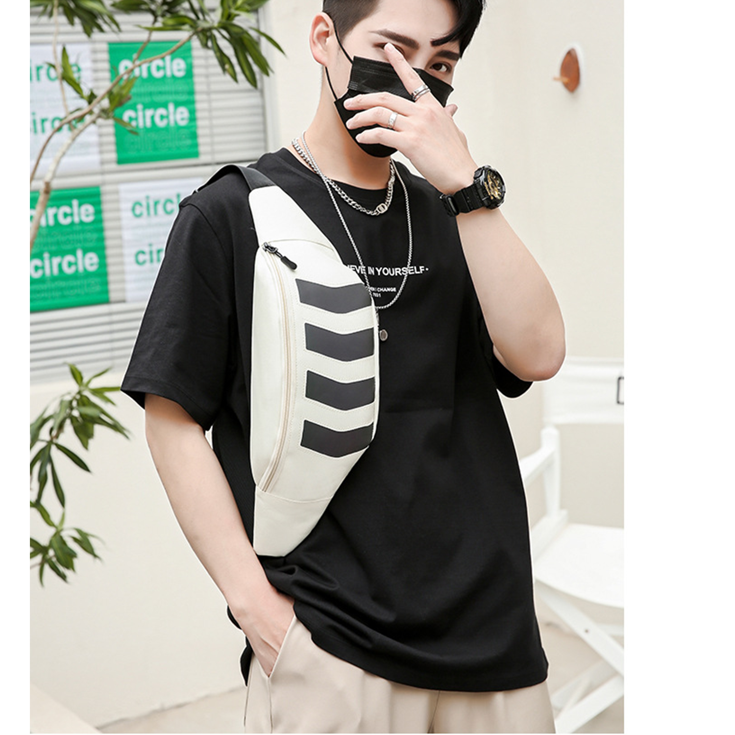 Crossbody Backpack Shoulder Chest Bag for Men 4