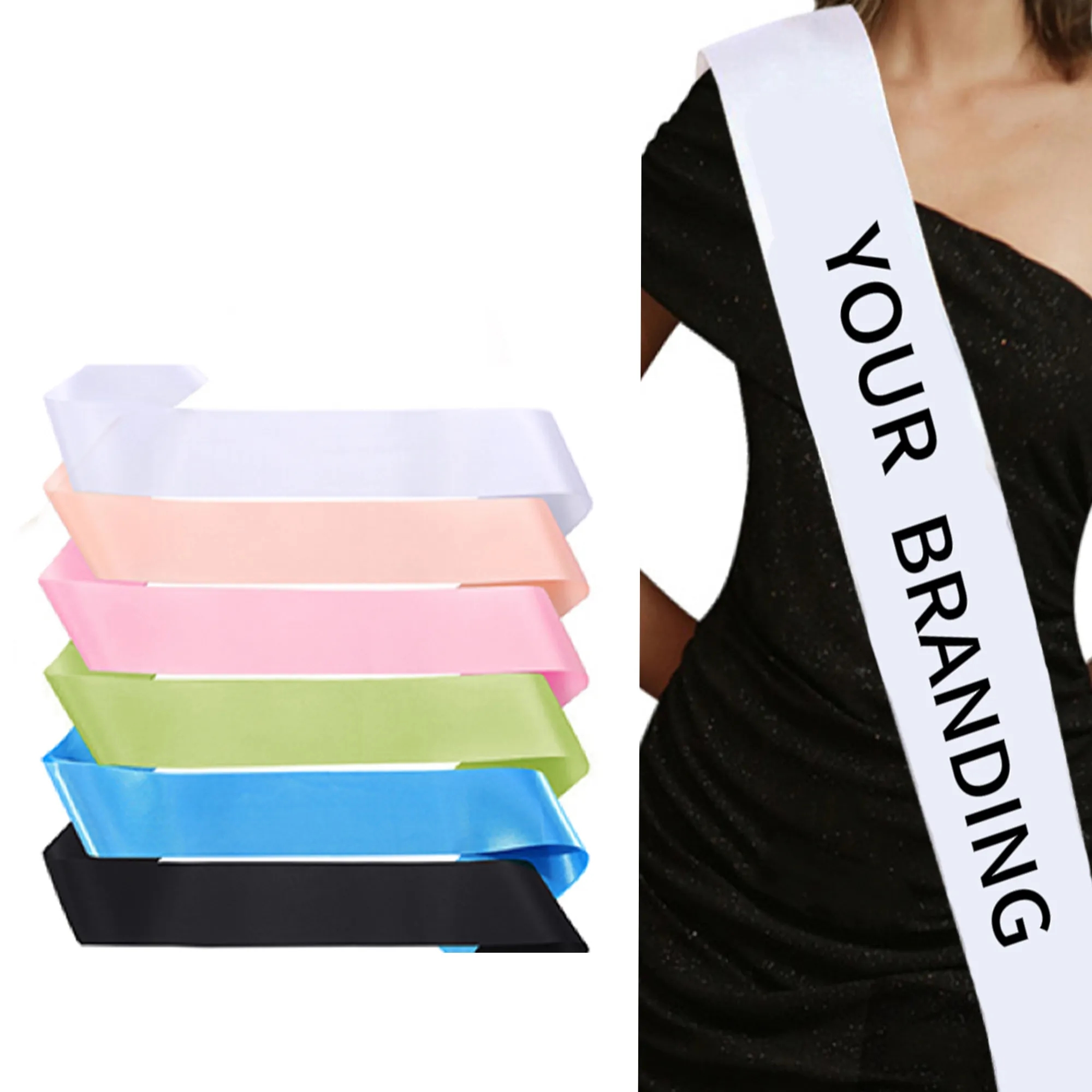 Custom Satin Sash 2