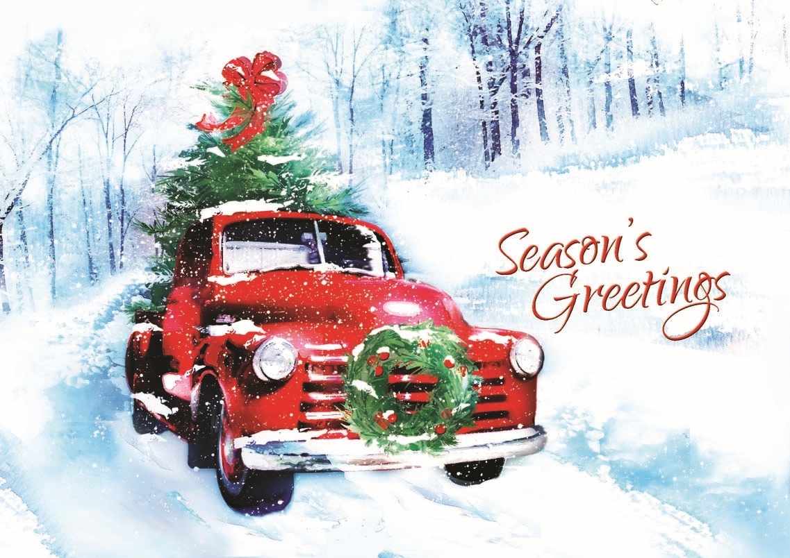 Vintage Vroom Holiday Greeting Cards 2