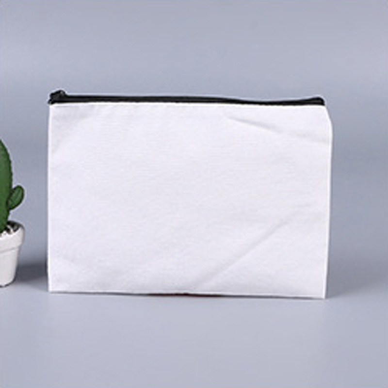 Canvas Pouch with Black Zipper-Assorted Colors, custom tote bag with logo imprint 3