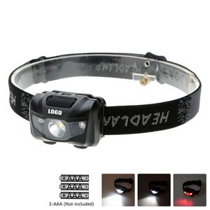 Adjustable Head Flashlight Lamp With Elastic Headband 11