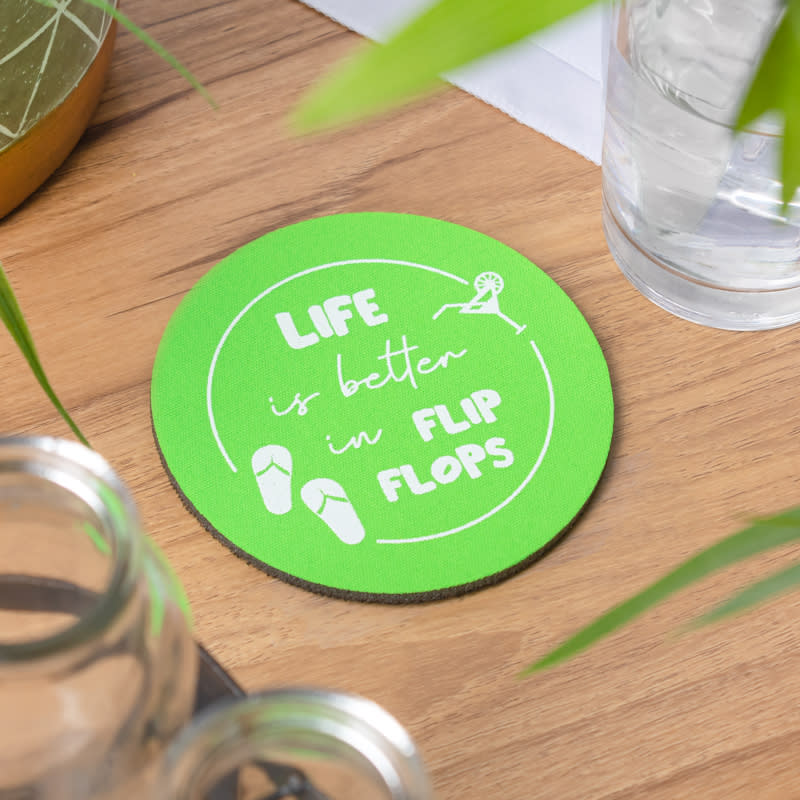 4 Inch Round Foam Coasters 37