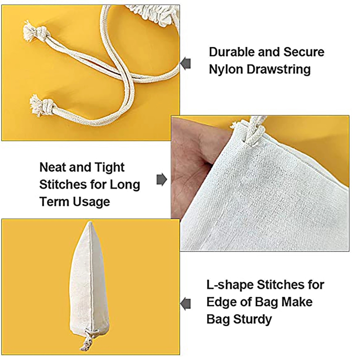 Cotton Drawstring Bags 4