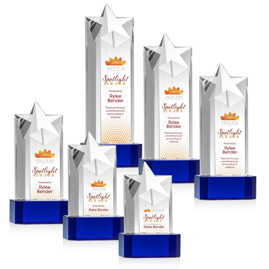 Berkeley VividPrint™ Award on Padova Base - Blue 2