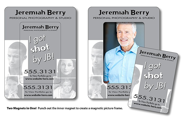 Magnet - Picture Frame Rectangle Punch (3.5x4.5) - 30 Mil. 1