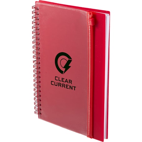5.5" x 8.5" Spiral Notebook with Clear Pocket 7