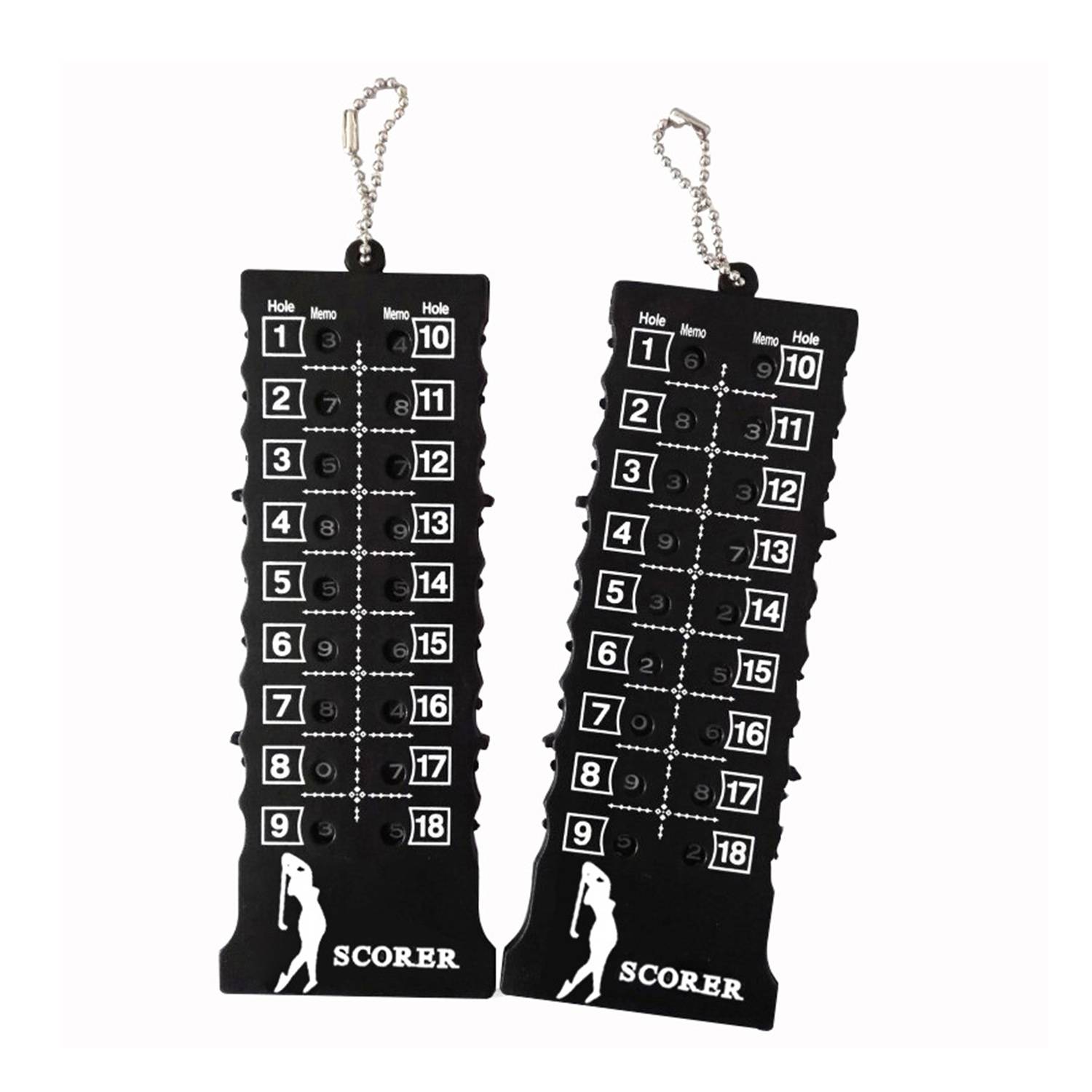 Portable Plastic Golf Stroke Putt Score Counter Tool 5